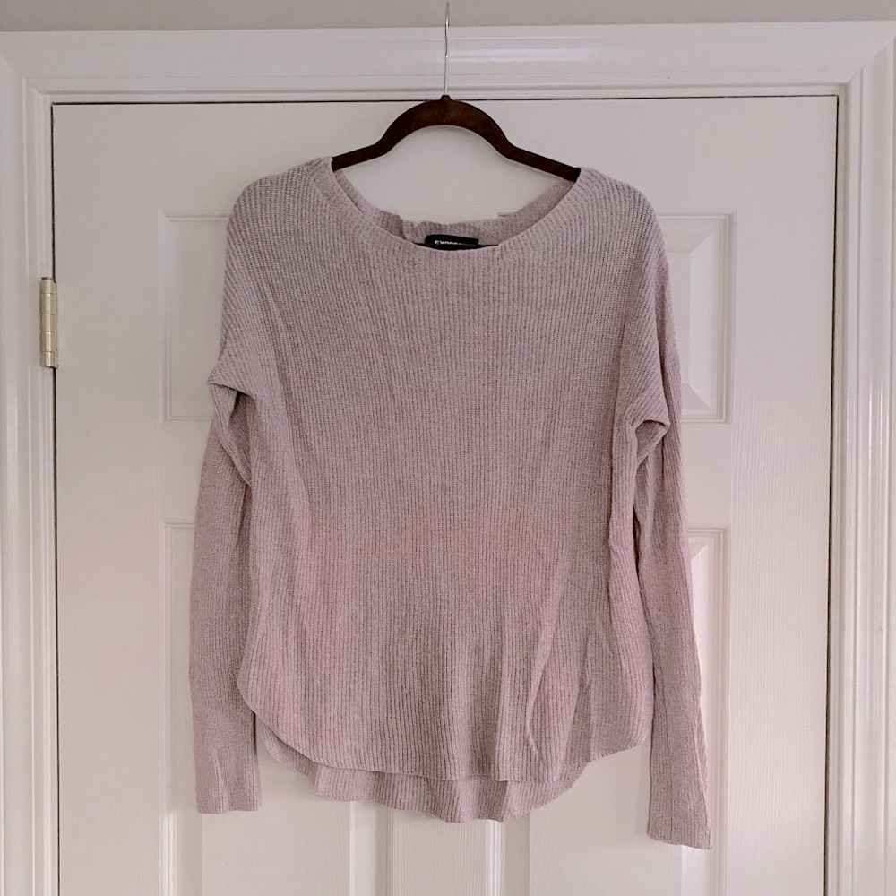 Long-sleeve sweater; Express; S; ribbed/knit; TTS